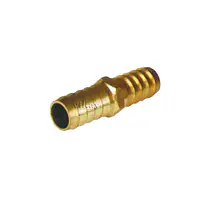 Brass Straight Joint Nipple 1/2 Inch - Brass Compression Fittings - Master