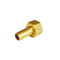 Brass Hose Nut & Nipple Set 1/4 Inch x 5/16 Inch - Brass Compression Fittings - Master