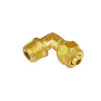 Brass P U Elbow Assembly 1/2 Inch x 12 mm - Brass Tube Fittings - Master